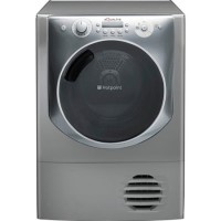 Hotpoint AQC9BF7S1 Aqualtis 9kg Freestanding Condenser Tumble Dryer - Silver
