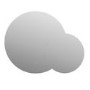 Round Backlit Heated Double Bathroom Mirror with Lights 900 x 700mm - Aquarius