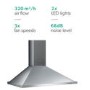 Refurbished Elica Aquavitae AQUAVITAE-50 50cm Chimney Cooker Hood Stainless Steel