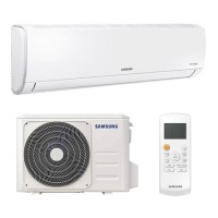 Samsung AR12ART A++ 12000 BTU Wall Mounted Air Conditioner with Heat Pump set made of indoor AR12TXHQASINEU and outdoor AR12TXHQASIXEU