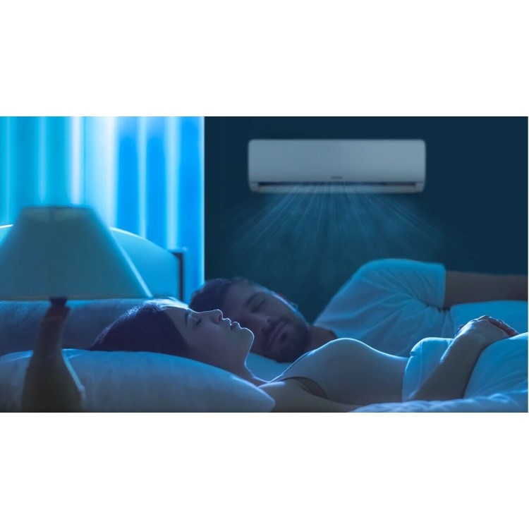 Samsung AR12ART A++ 12000 BTU Wall Mounted Air Conditioner with Heat Pump set made of indoor AR12TXHQASINEU and outdoor AR12TXHQASIXEU