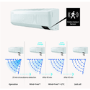 Samsung Premium AI Wind-Free Smart 9000 BTU A+++ Wall Mounted Air Conditioner with Heat Pump - Black