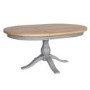 Genoa Grey Farmhouse Extendable Round Dining Table - Willis and Gambier Range