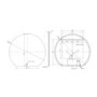 Semi Circle Backlit Heated Bathroom Mirror with Lights 1000 x 900mm - Ara