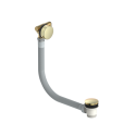 A1/ARBBBWOFILL GRADE A1 - Brushed Brass Overflow Bath Filler Tap & Click Clack Waste - Arissa