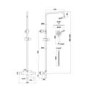 GRADE A1 - Brushed Brass Round Thermostatic Mixer Shower Set with Bath Filler Spout - Arissa