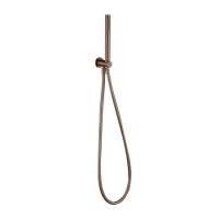 ONLY OPENED - Brushed Bronze Shower Hand Shower with Wall Bracket - Arissa