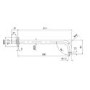 GRADE A1 - Brushed Bronze 300mm Round Shower Arm - Arissa