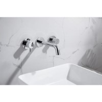 Chrome Wall Mounted Basin Mixer Tap - Arissa Chrome Wall Mounted Basin Mixer Tap - Arissa