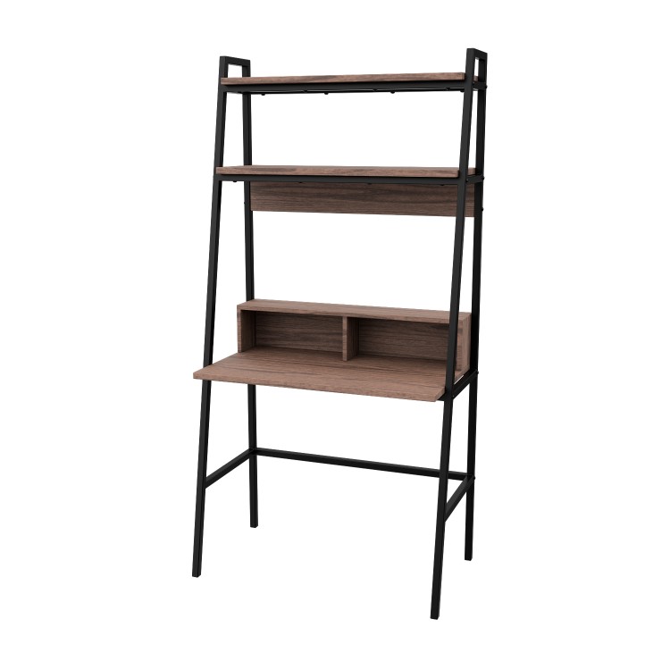 Industrial Walnut Ladder Desk - Arden