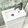 Gunmetal Cloakroom Mono Basin Mixer Tap - Arissa