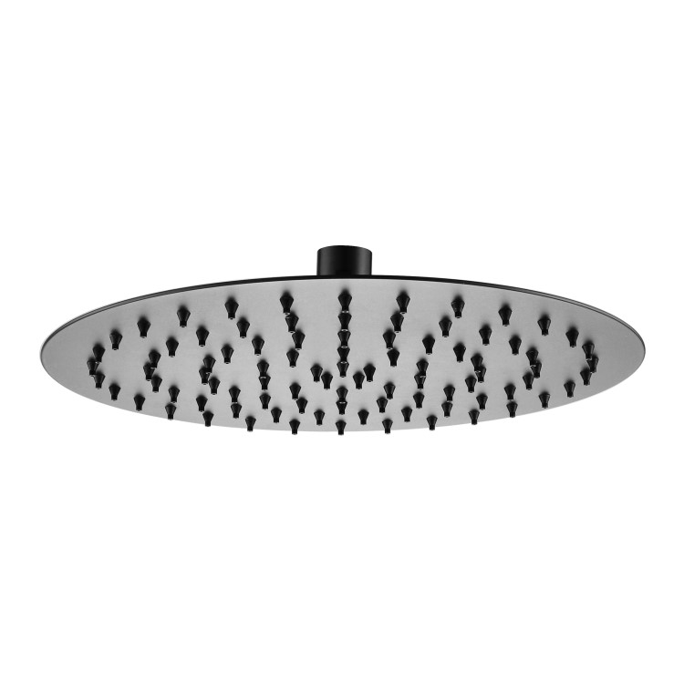 Gunmetal Grey Ultra Slim 250mm Shower Head - Arissa