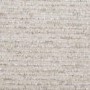 Cream Textured Fabric Single Ottoman Bed with Wide Curved Headboard - Aria