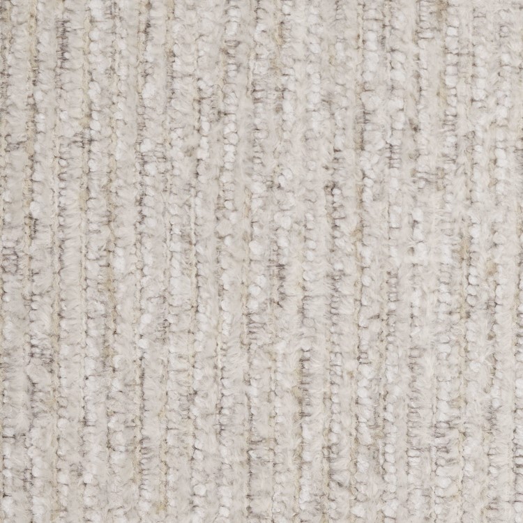 Cream Fabric Single Ottoman Bed with Wide Curved Headboard - Aria