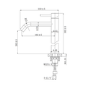 ALMOST PERFECT - Brushed Brass Tall Mono Basin Mixer Tap - Arissa