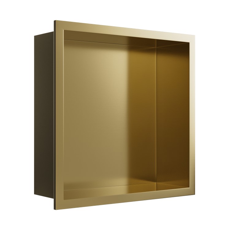 GRADE A1 - Brass Shower Niche 305 x 305mm - Arissa