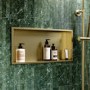 GRADE A1 - Brass Shower Niche 610 x 305mm - Arissa