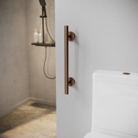 GRADE A1 - Bronze Bathroom Grab Rail 450 x 77mm - Arissa
