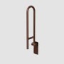 GRADE A1 - Bronze Folding Bathroom Grab Rail 600 x 160mm - Arissa