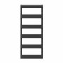 ONLY OPENED - Black Towel Radiator with Hooks 1200 x 500mm - Arizona