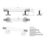 Brass Knurled Bathroom Grab Rail 350 x 77mm - Arissa