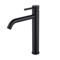 A1/ARIMB003 ONLY OPENED - Black Tall Single Lever Mono Basin Mixer Tap - Arissa