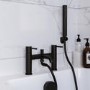 Black Bath Shower Mixer Tap - Arissa