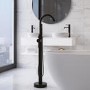 GRADE A1 - Black Freestanding Bath Shower Mixer Tap - Arissa