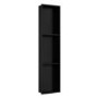 GRADE A1 - Black Shower Niche with Shelves 305 x 1210mm - Arissa
