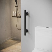 Black Bathroom Grab Rail 350 x 77mm - Arissa