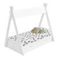Arlo White Teepee Bed Frame with Pull Out Storage Drawers