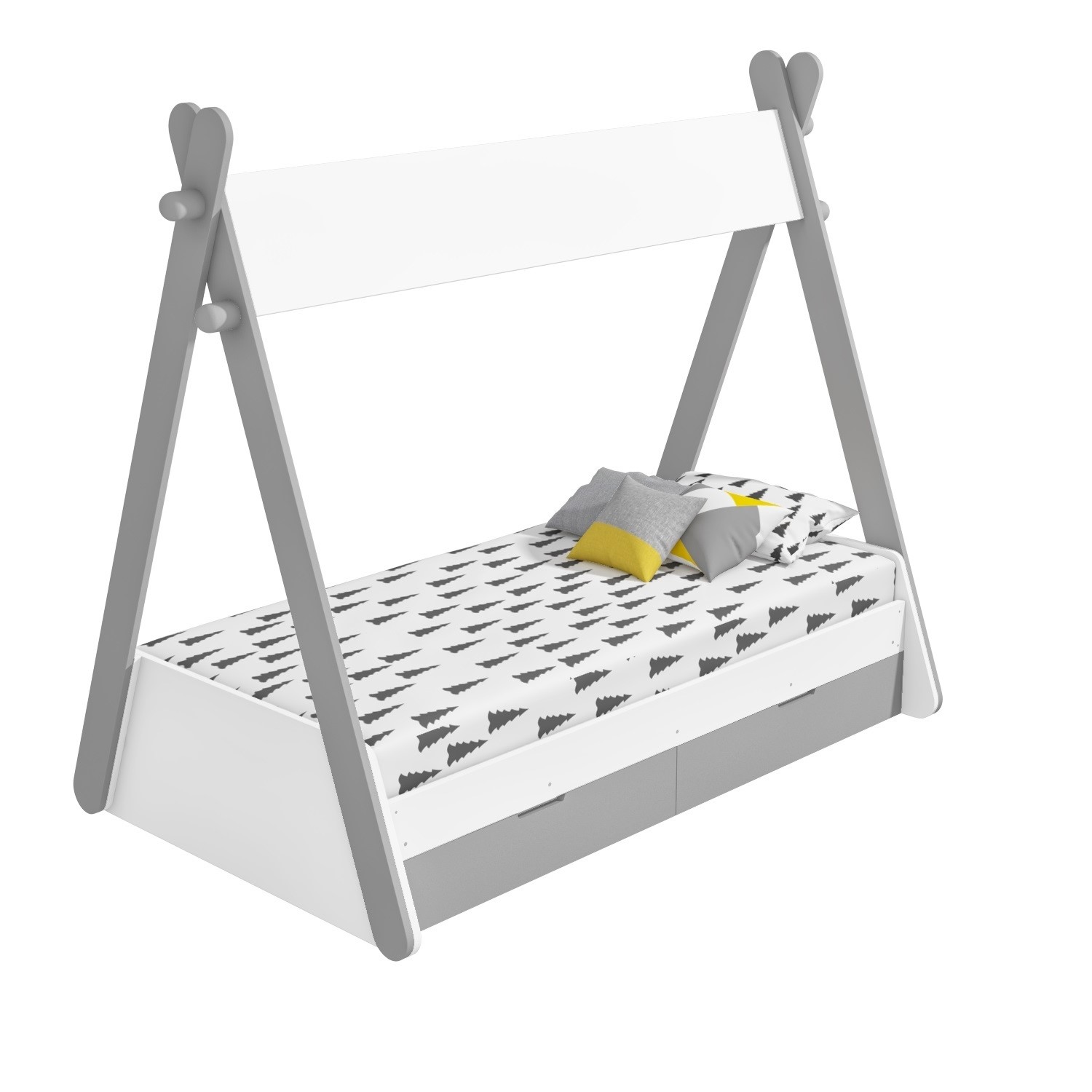 teepee bed with storage