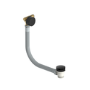 GRADE A1 - Black Overflow Bath Filler Tap & Click Clack Waste - Arissa