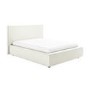 Cloud Bed Frame in White with Ottoman Storage - Double - Aries