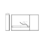 Refurbished Triple Door Mirrored Bathroom Cabinet with Lights Demister & Socket 1200 x 800mm - Artemis