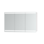 Refurbished Triple Door Mirrored Bathroom Cabinet with Lights Demister & Socket 1200 x 800mm - Artemis