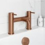 Brushed Bronze Bath Mixer Tap - Arissa