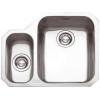 1.5 Bowl Undermount Chrome Stainless Steel Kitchen Sink with Left Hand Drainer - Franke Ariane