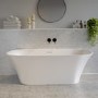 GRADE A1 - Freestanding Double Ended Bath 1650 x 740mm - Arya