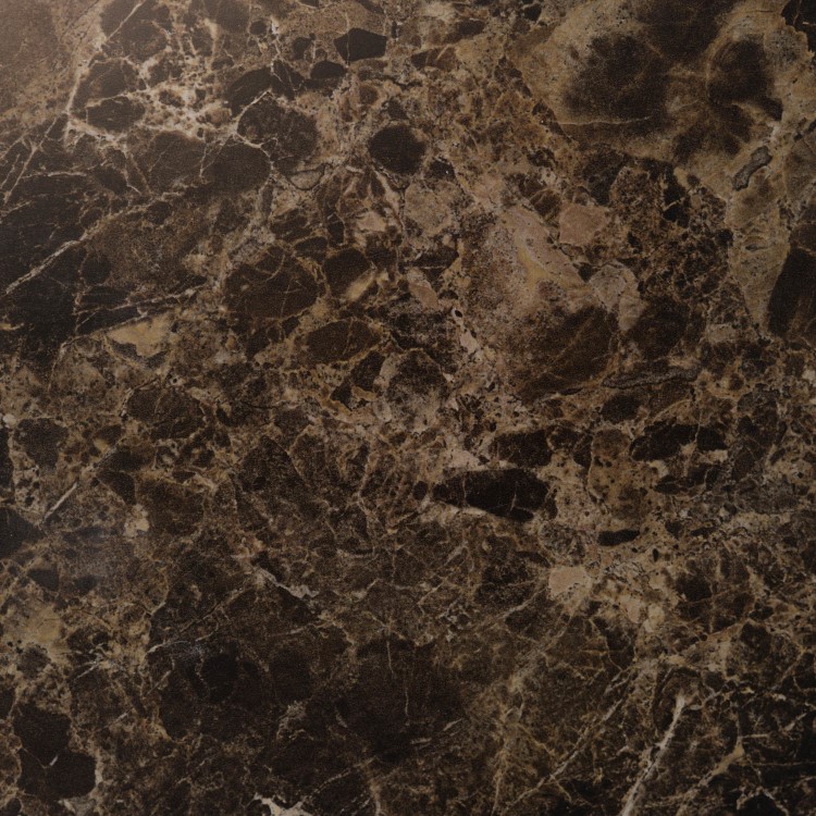 Large Brown Marble Effect Oval Coffee Table - Arrezzo