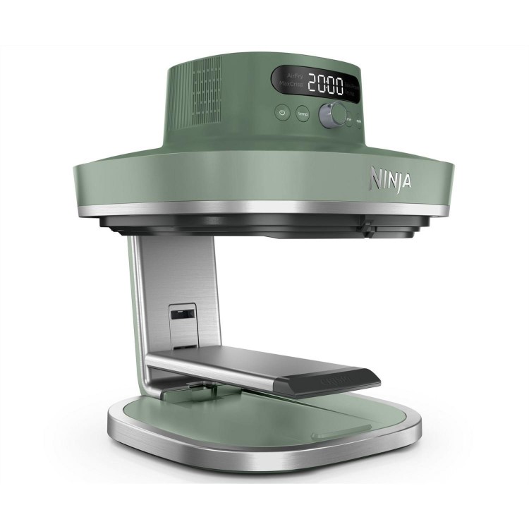 Ninja AS090UKGN CRISPi PRO 5-in-1 Glass Air Fryer – Moss Green  XL Healthy Air Fry Bake Roast & Crisp Cooking System