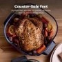Ninja AS090UKGN CRISPi PRO 5-in-1 Glass Air Fryer – Moss Green  XL Healthy Air Fry Bake Roast & Crisp Cooking System