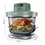 Ninja AS090UKGN CRISPi PRO 5-in-1 Glass Air Fryer – Moss Green  XL Healthy Air Fry Bake Roast & Crisp Cooking System