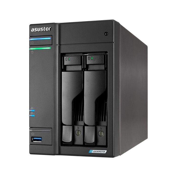 Asustor Lockerstor 2 - 2 Bay 4GB Diskless Desktop NAS