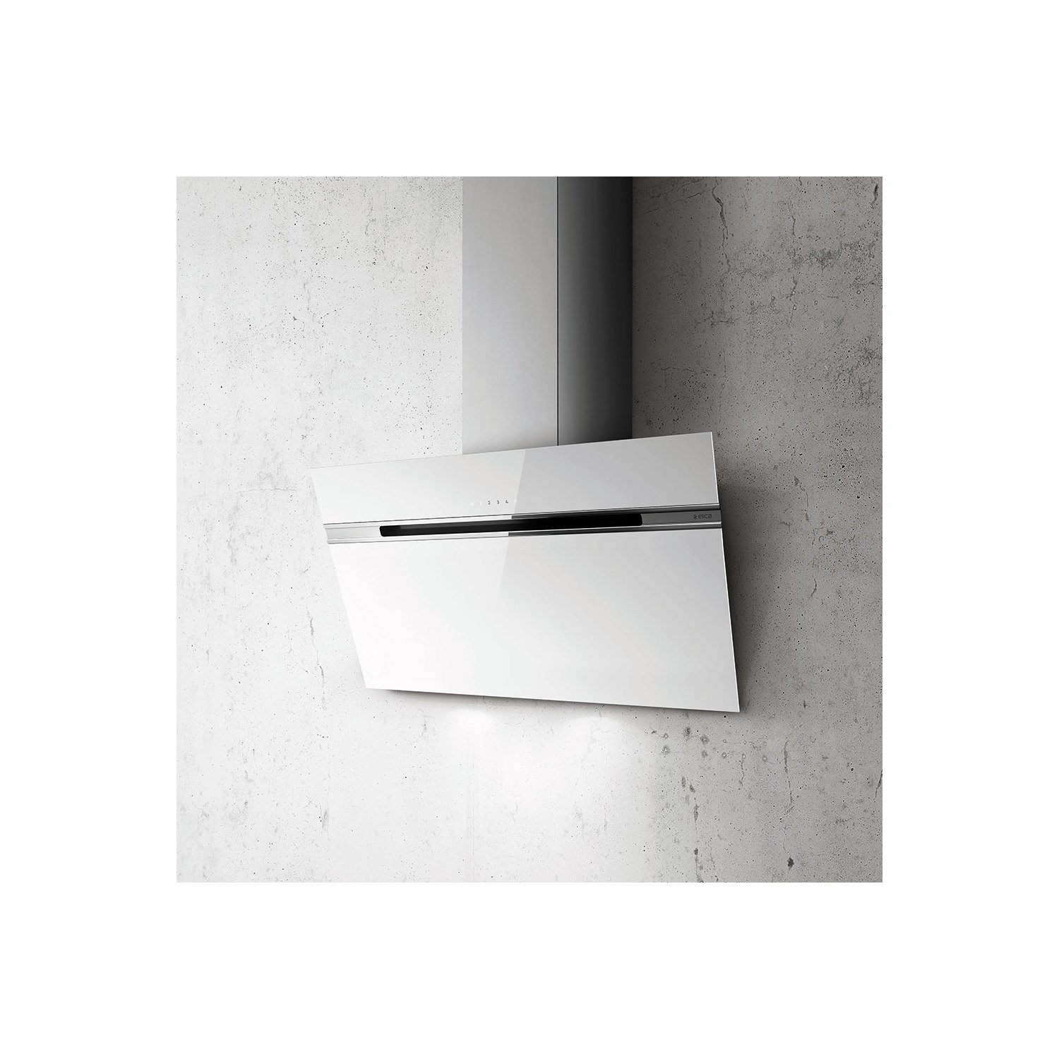 Elica ASCLED60WH Ascent 60cm Angled Cooker Hood White BuyItDirect.ie
