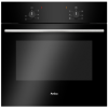 Amica ASC200BL 5-function 62L Single Fan Oven With 13A Possibility - Black