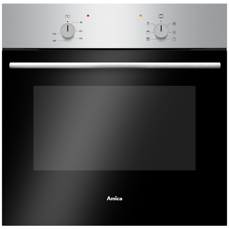 Amica Fan Single Oven - Stainless Steel
