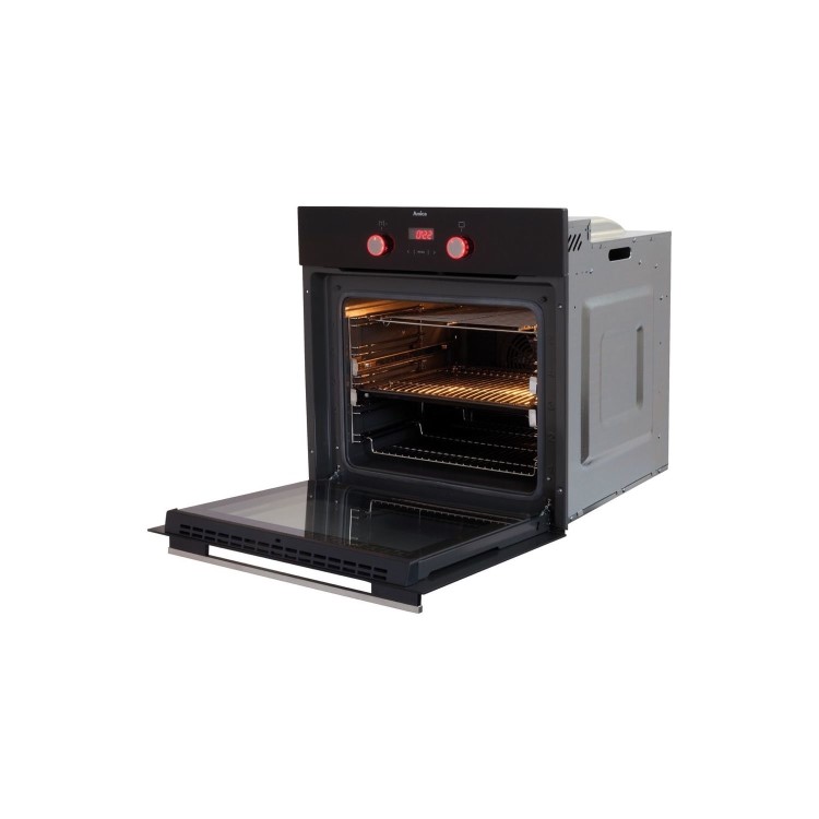 Amica ASC420BL 10 Function 65L Electric Single Oven - Black