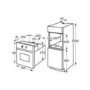 Amica ASC420BL 10 Function 65L Electric Single Oven - Black