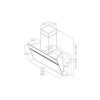 Refurbished Elica Ascent ASCENT-SS-60 60cm Angled Cooker Hood Stainless Steel